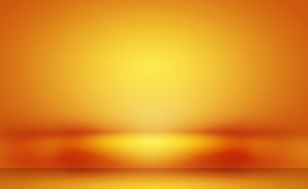 Parede de estúdio gradiente amarelo ouro de luxo abstrato bem usado como backgroundlayoutbanner e pres de produto