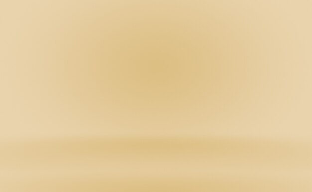 Parede de estúdio gradiente de ouro amarelo abstrato de luxo, bem como uso como plano de fundo, layout, banner e apresentação do produto.