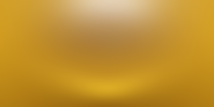 Foto grátis parede de estúdio gradiente de ouro amarelo abstrato de luxo, bem como uso como plano de fundo, layout, banner e apresentação do produto.