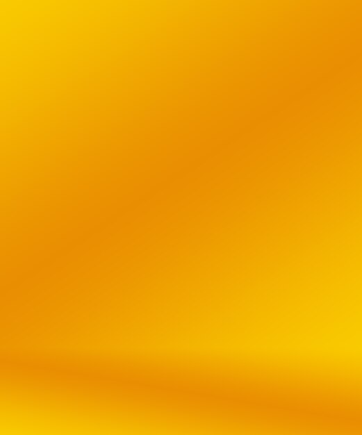 Parede de estúdio gradiente de ouro amarelo abstrato de luxo, bem como uso como plano de fundo, layout, banner e apresentação do produto.