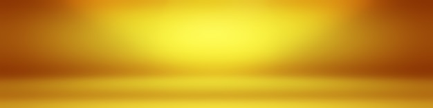 Parede de estúdio gradiente de ouro amarelo abstrato de luxo, bem como uso como plano de fundo, layout, banner e apresentação do produto.