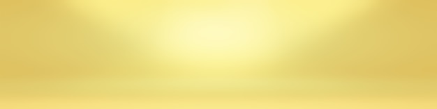 Parede de estúdio gradiente de ouro amarelo abstrato de luxo, bem como uso como plano de fundo, layout, banner e apresentação do produto.