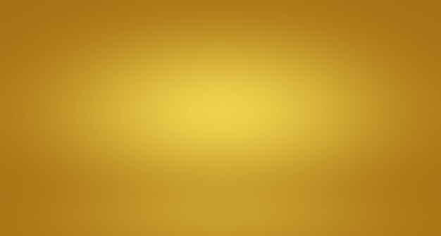 Parede de estúdio gradiente de ouro amarelo de luxo abstrato bem usar como backgroundlayoutbanner e pres ...