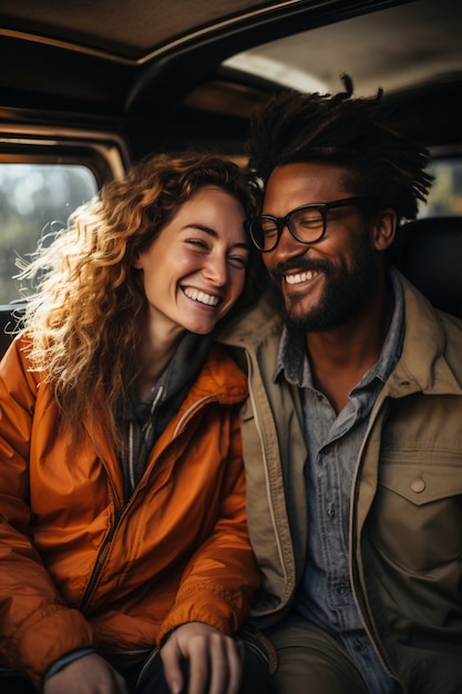 Foto grátis pares bonitos que passam tempo juntos