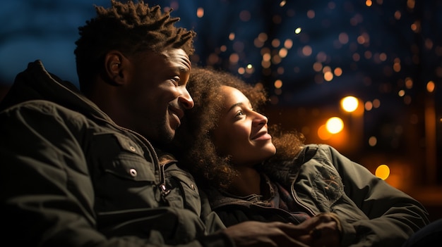 Foto grátis pares bonitos que passam tempo juntos