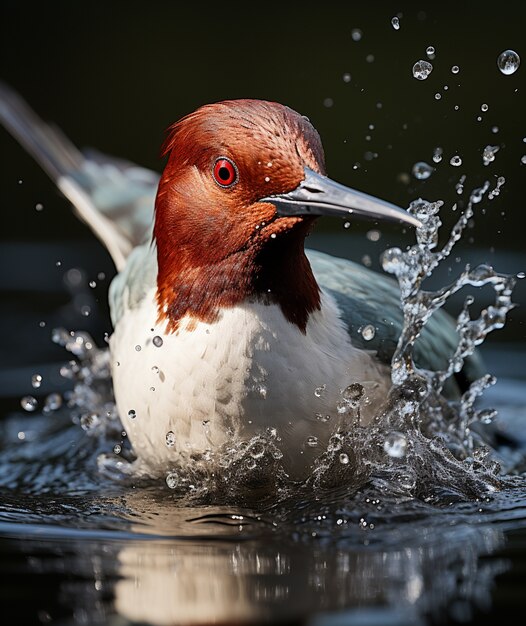 Foto grátis pato na natureza gerar imagem