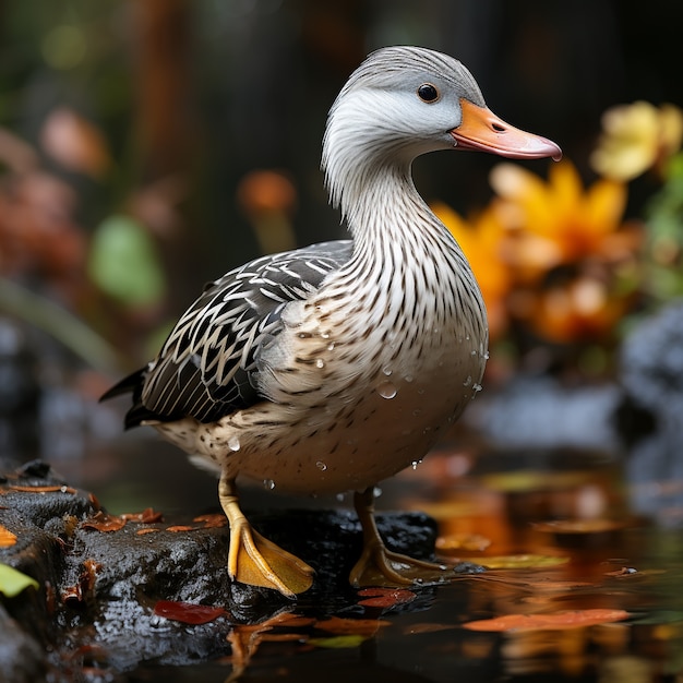 Foto grátis pato na natureza gerar imagem