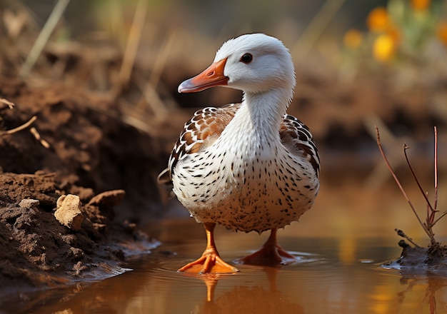 Foto grátis pato na natureza gerar imagem