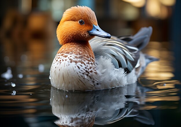 Foto grátis pato na natureza gerar imagem