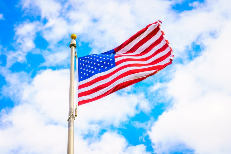 Foto grátis patriotismo azul do símbolo da onda dos eua