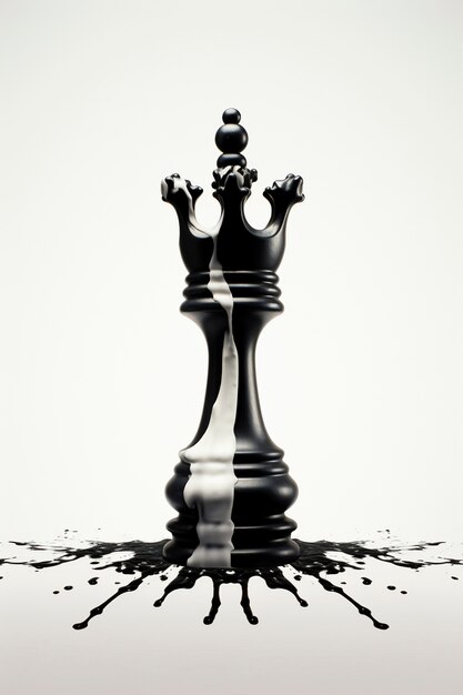 Pedaço de xadrez dramático