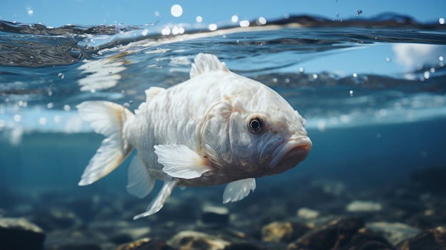 Foto grátis peixe bonito debaixo d'água