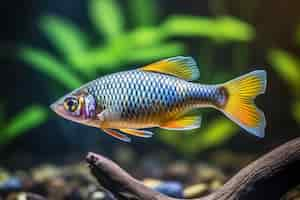 Foto grátis peixes a nadar debaixo d'água