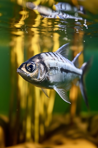 Foto grátis peixes a nadar debaixo d'água