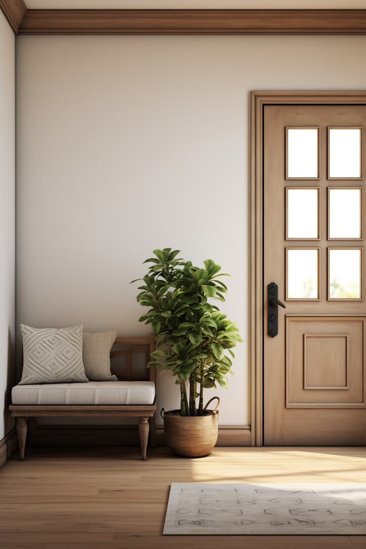 Foto grátis pequena entrada de estilo moderno