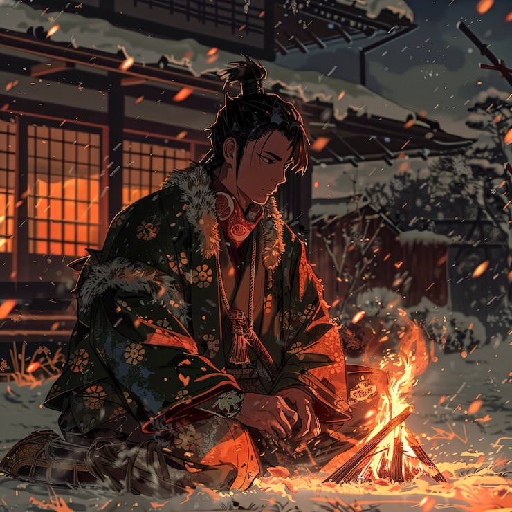 Foto grátis personagem de anime japonês