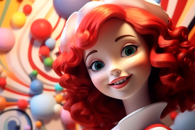 Personagem de carnaval 3D