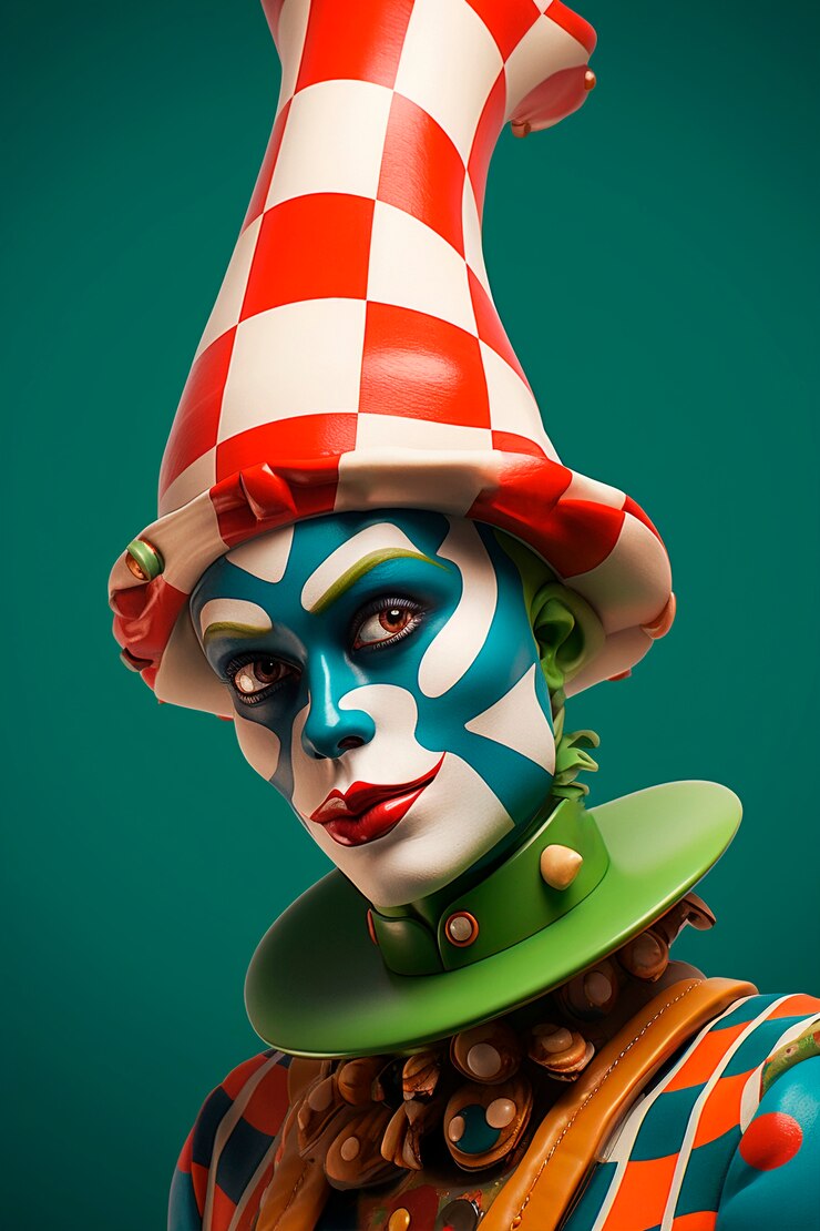 Foto grátis personagem de carnaval divertido em 3d