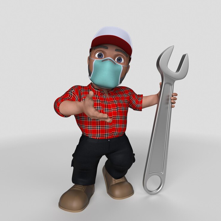 Foto grátis personagem de desenho animado 3d lenhador