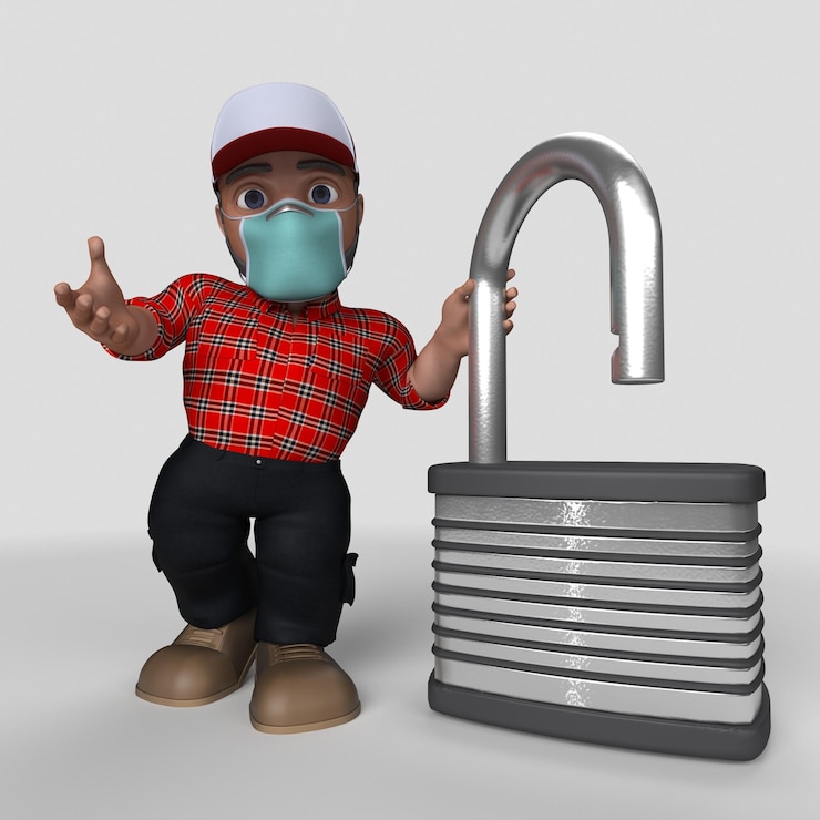 Foto grátis personagem de desenho animado 3d lumberjack