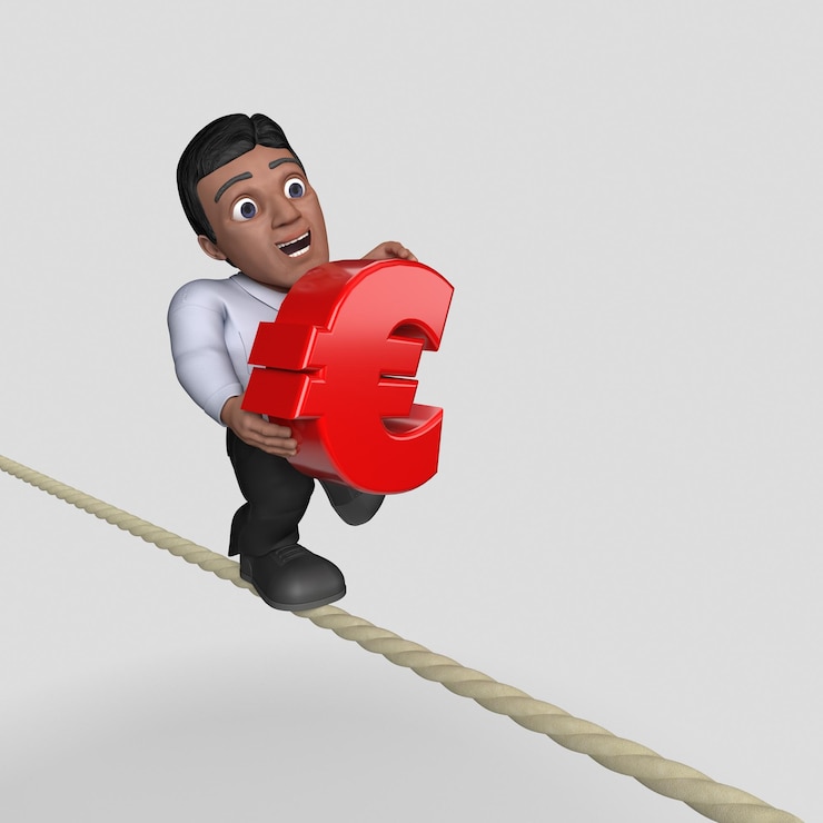 Foto grátis personagem de negócios de desenho animado 3d
