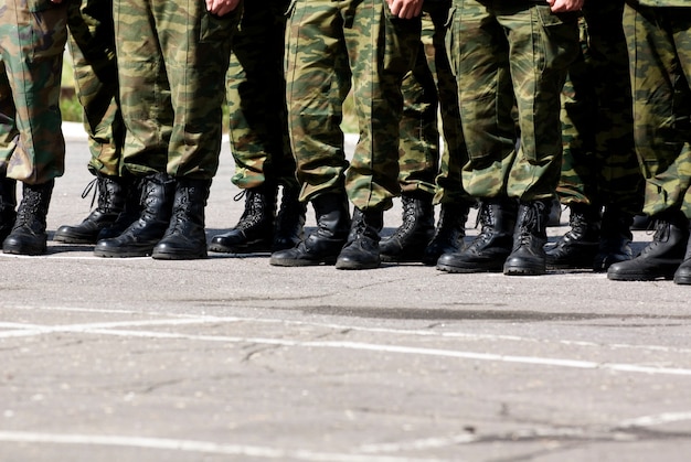 Foto grátis pés militares