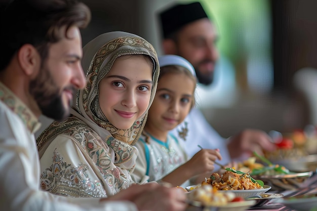 Foto grátis pessoas celebrando o ramadã juntas