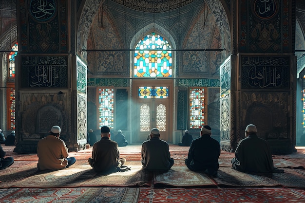 Foto grátis pessoas celebrando o ramadã juntas