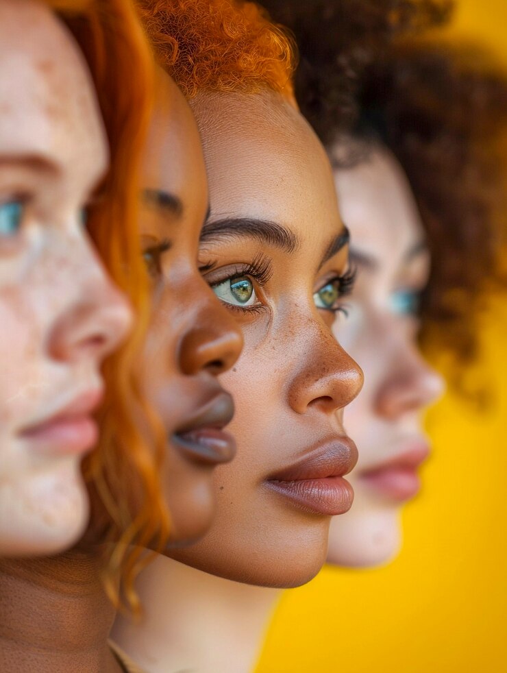 Foto grátis pessoas mostrando apoio ao dia de prevenção do suicídio com fundo amarelo