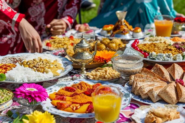 Foto grátis pessoas na celebração do ramadão