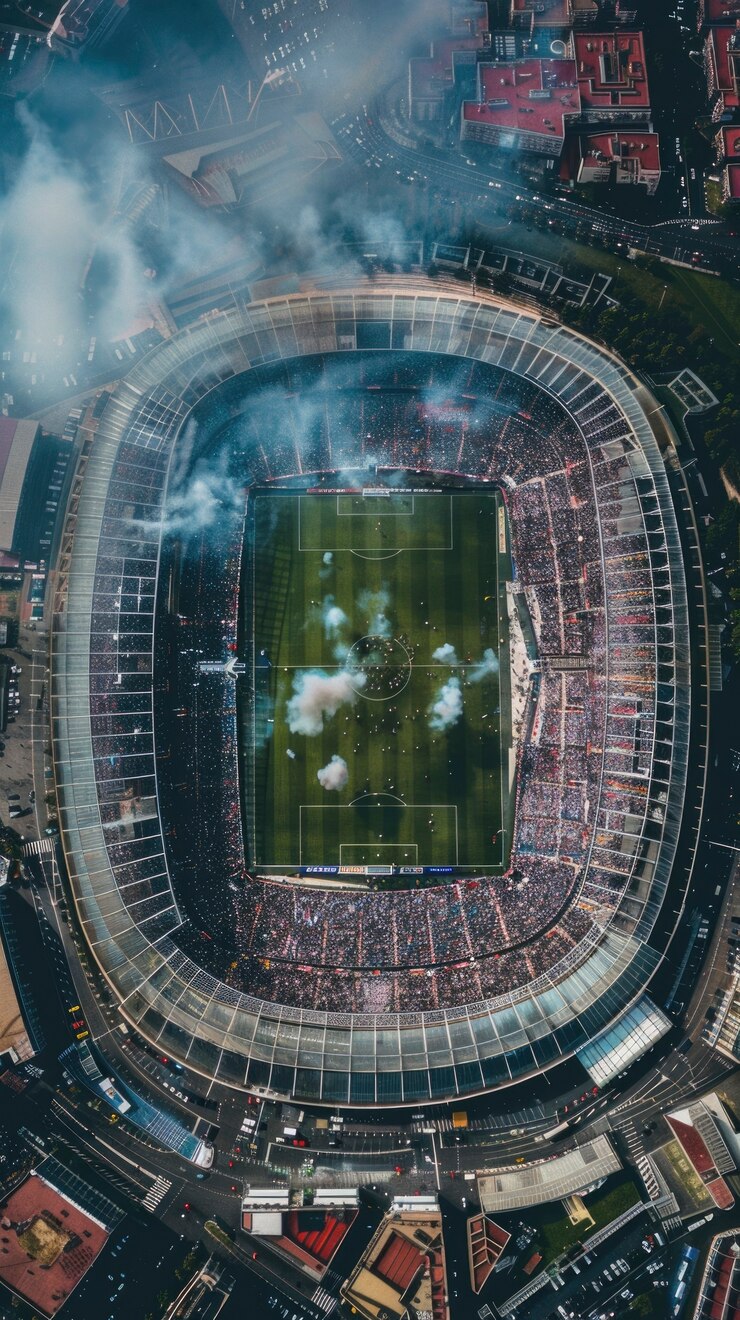 Foto grátis pessoas no estádio de futebol