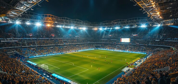 Foto grátis pessoas no estádio de futebol
