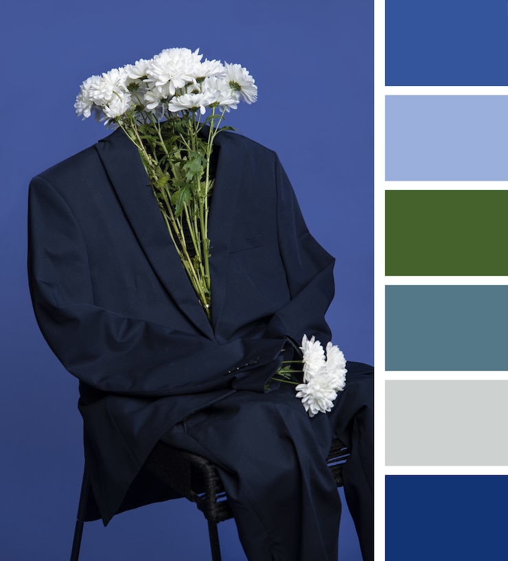 Foto grátis pessoas posando com amostras de cores