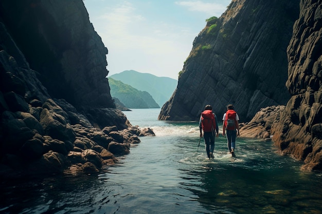 Pessoas que participam do movimento de viagens sustentáveis