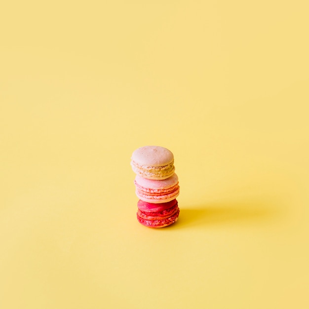 Foto grátis pilha de macaroons