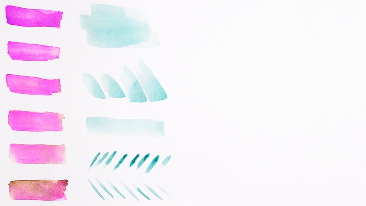 Foto grátis pinceladas de aquarela colorida