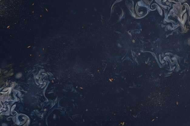 Pintura azul abstrata