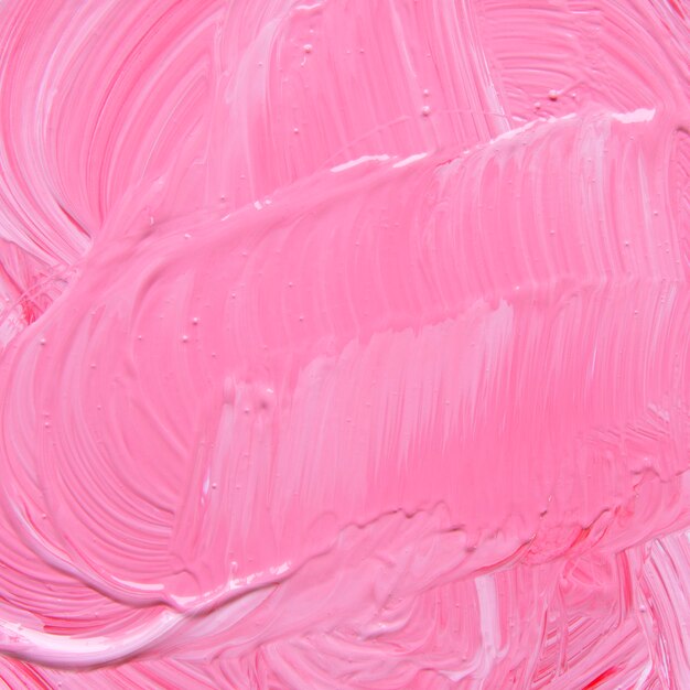 Pintura rosa molhada em close-up