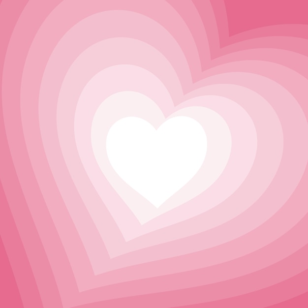 Foto grátis plano de fundo dia dos namorados com um desenho de coração rosa