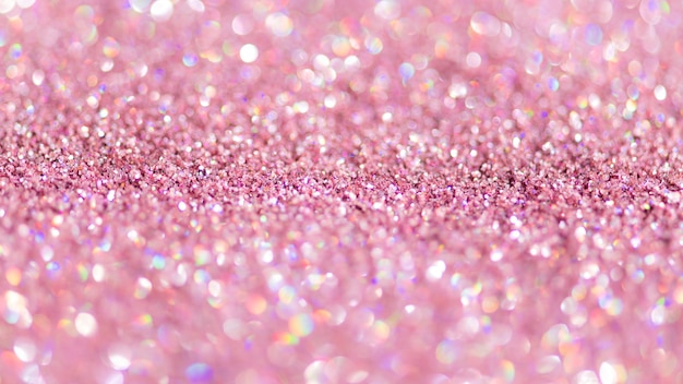 Foto grátis plano de fundo texturizado com glitter rosa brilhante