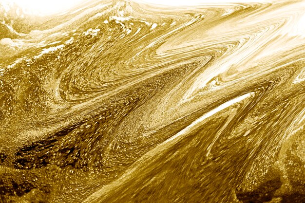 Plano de fundo texturizado luxuoso fluido dourado