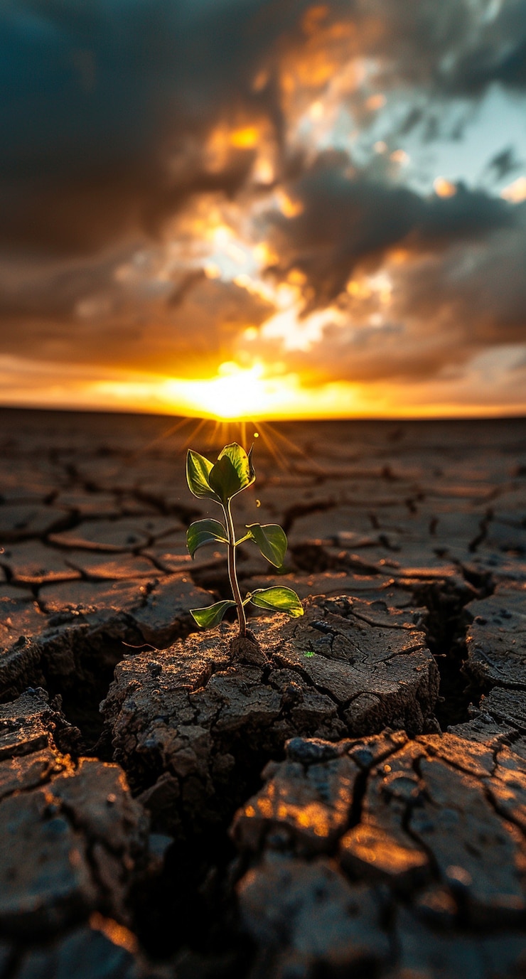 Foto grátis plantas que crescem no solo
