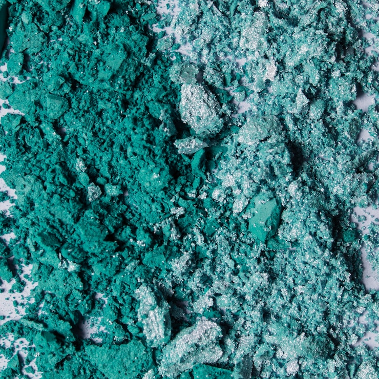 Foto grátis pó de maquiagem verde