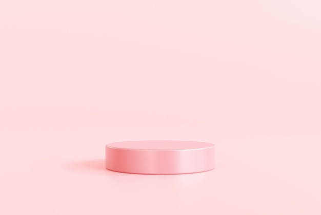 Pódio de luxo ouro rosa 3d abstrato pano de fundo vazio exibição de produto de pedestal para colocação de produtos