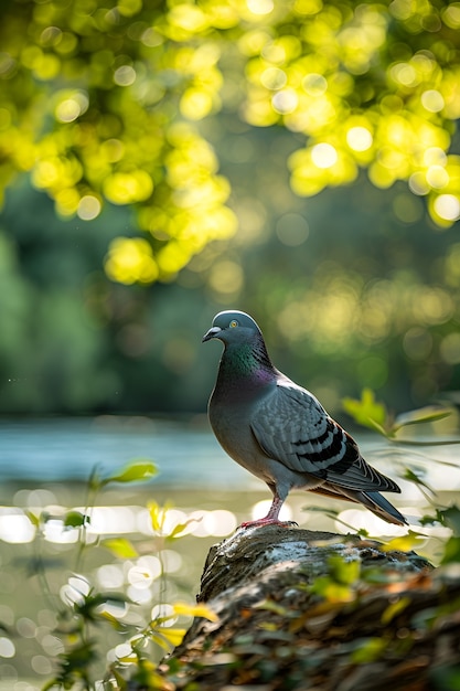 Foto grátis pombo em ambiente natural