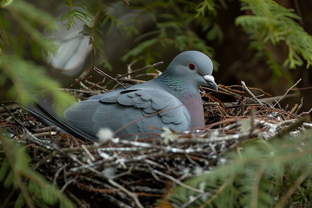 Foto grátis pombo em ambiente natural