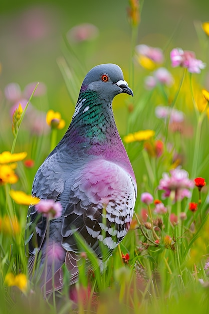 Pombo em ambiente natural