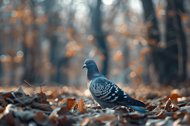Foto grátis pombo em ambiente natural