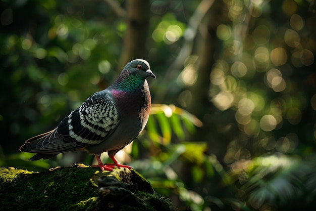 Foto grátis pombo em ambiente natural