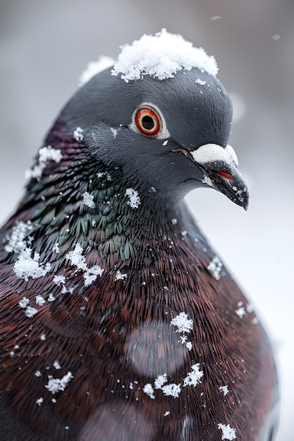 Foto grátis pombo em ambiente natural